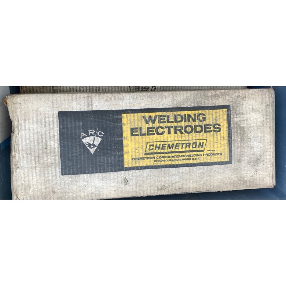 VTG Chemetron Stick Welding Rods Electrodes 1/4 E7024 50lb Box Industrial NOS
